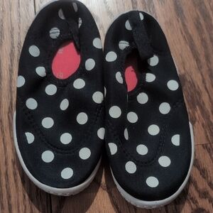 Joe Fresh Black and White Polka Dot Kids Sneakers